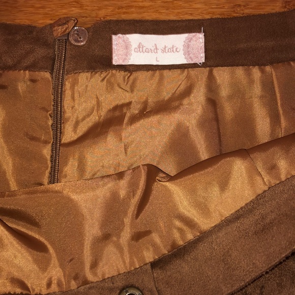 Faux Suede Skirt - Picture 3 of 5